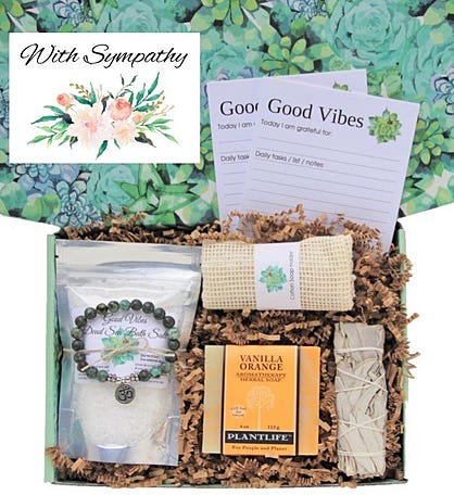 "With Sympathy" Good Vibes Women's Gift Box